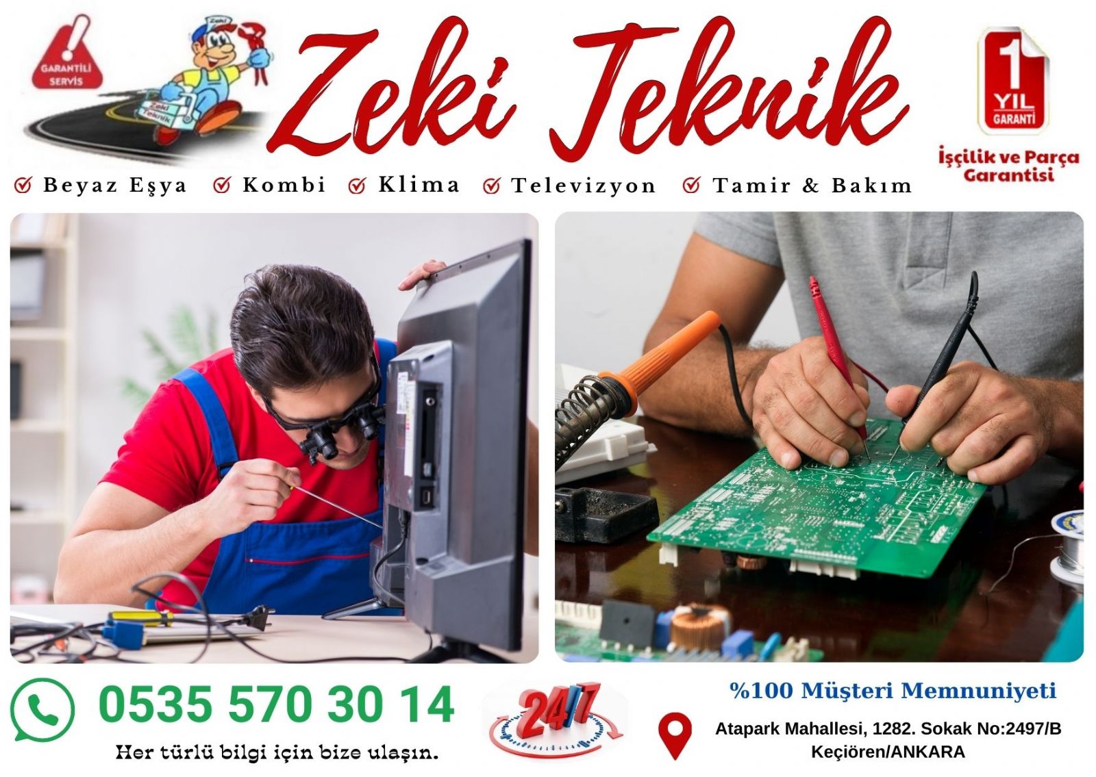 Atapark Televizyon Tamircisi